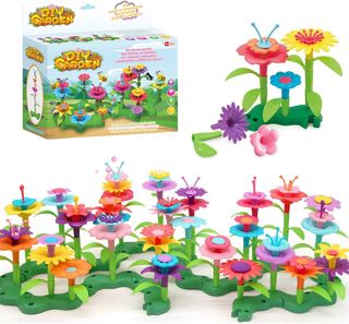 BB201189 2024 148pcs DIY Stem Educational Stacking Flower Building Bl