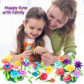 BB201189 2024 148pcs DIY Stem Educational Stacking Flower Building Bl