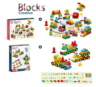 BB231270 2024 140pcs Educational Learning Toys Kids Big Building Bloc