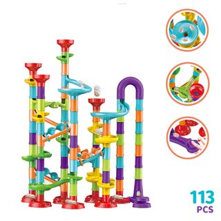 BB272682 113PCS Marble Run Set for Children Playing DIY Educational T