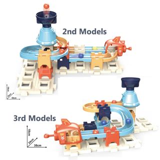 BB274003 Kids Building Block Ejection Ball Run Toy Set with 3 Changea