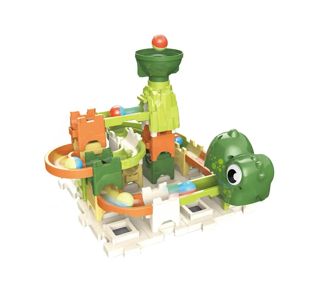 BB274008 3 in 1 Dinosaur Toys for Kids Roll Ball Building Blocks Trac