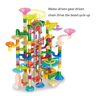 BB283882 DIY Educational Toys 236PCS Electric Marble Run Set with Dif