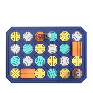BB305848 Dual Truck DIY Building Blocks Construction Track Maze Game