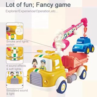 BB305860 Spraying Rescue Trailer Children Building Blocks Toy Set Edu