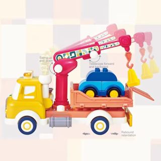 BB305860 Spraying Rescue Trailer Children Building Blocks Toy Set Edu