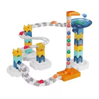 BB322961 80Pcs Marble Run Toy Educational DIY Space Marble Race Track