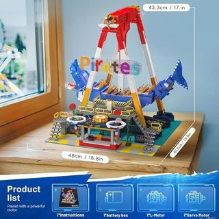 BB339499 Pirate Ship Sports Theme Building Set 1922+ Pcs Educational