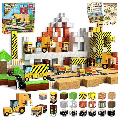 Bloques Magnéticos Ingeniería 16 Piezas