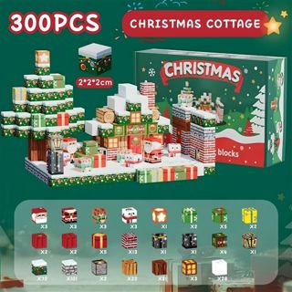 Navidad Mansion Bloques Magnetic Building Set