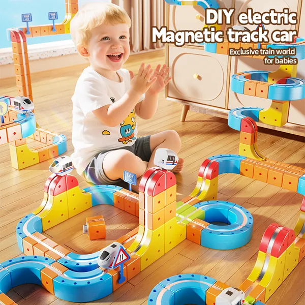 BB341936 Multi-functional Magnetic Track Car / 150 PCS