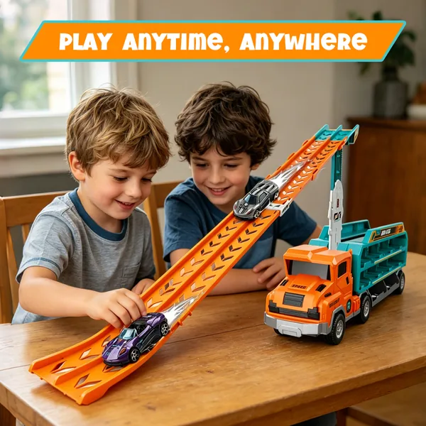 BB342062 Stereo Friction Transforming Glide Lift Rocket Railcar