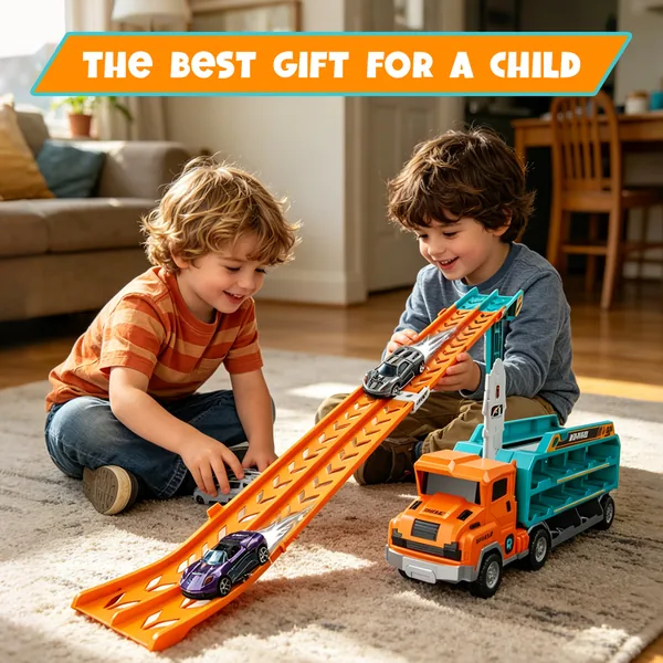 BB342062 Stereo Friction Transforming Glide Lift Rocket Railcar