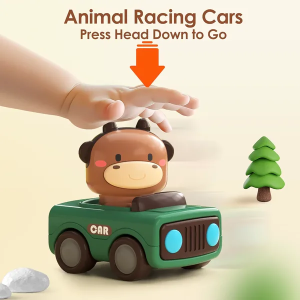 BB342098 Push-to-go Animal Car