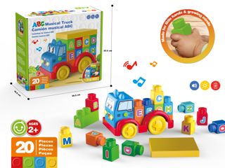 BB347696 Light & Music Alphabet Block Car 20PCS