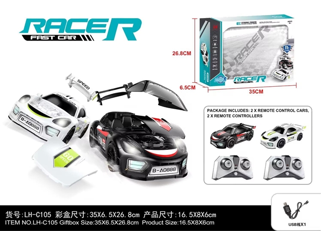 Autos de Carrera Battle Bump & Go RC Cars